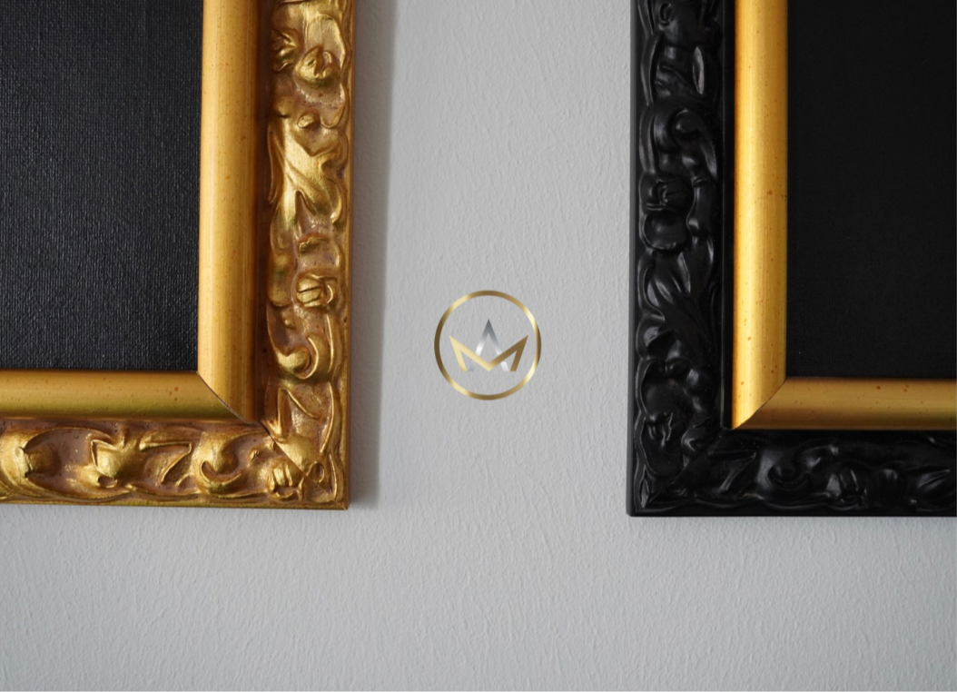 Black & Gold   Baroque Frame